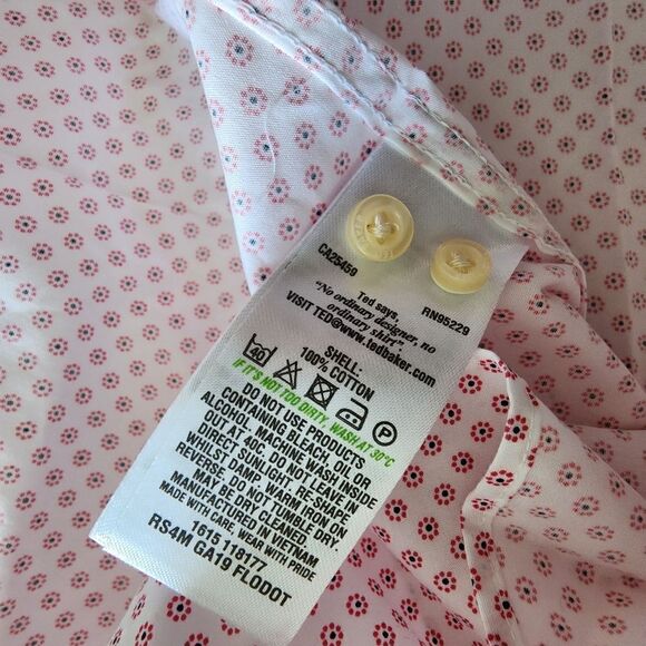 Ted Baker London Endurance button front men's dress shirt Pantone Color - Picture 11 of 12
